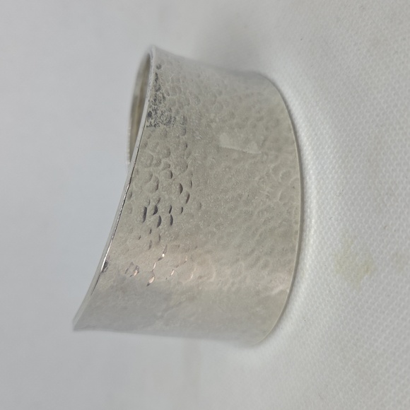 Sterling Hammered Silver Cuff